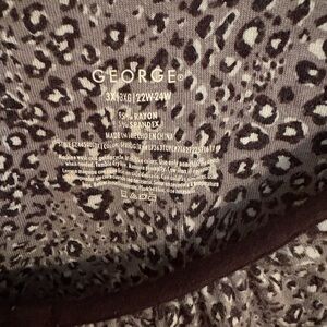 George Animal Print Blouse